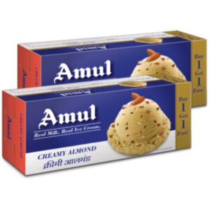 Amul Ice Cream Creamy Almond 750ml