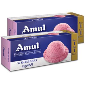 Amul Ice Cream Strawberry 750ml