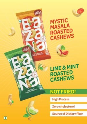 Bazana Mystic Masala Roasted Cashews 180g