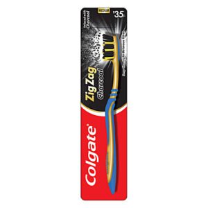 Colgate Zig Zag Charcoal Medium Brush