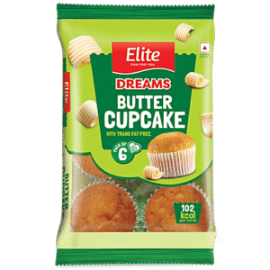 Elite Butter Cup Cake 6 Pack 170g
