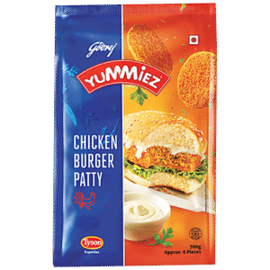 Godrej Yummiez Chicken Burger Patty 300g