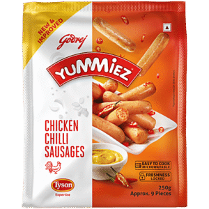 Godrej Yummiez Chicken Chilli Sausages 250g
