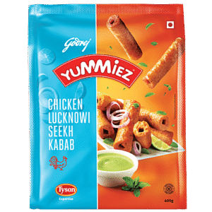 Godrej Yummiez Chicken Lucknowi Seekh Kabab 400g