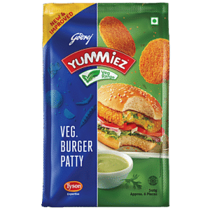Godrej Yummiez Veg Burger Patty 340g