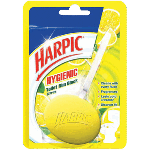 Harpic Hygienic Toilet Rim Block Citrus 26g