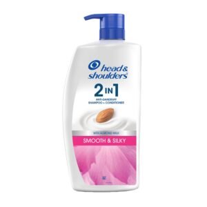 Head & Shoulders 2 in 1 Shampoo + Conditioner 340ml Smooth & Silky with Almond Milk