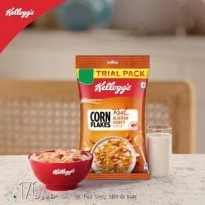 Kellogg’s Corn Flakes Almond Honey 168g