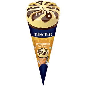 Milky Mist Butterscotch Cone Ice Cream 90ml