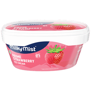 Milky Mist Prime Strawberry Ice Cream 1L