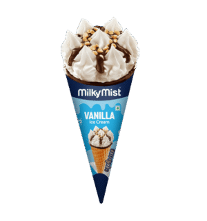 Milky Mist Vanilla Cone Ice Cream 90ml