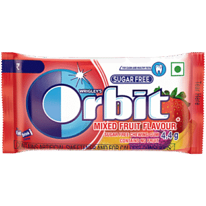 Orbit Sugar Free Mixed Fruit 3.3g