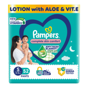 Pampers S (4-8kg) 52 Nos