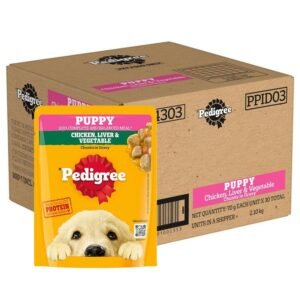 Pedigree Puppy Chicken Liver with Veg Gravy 70g