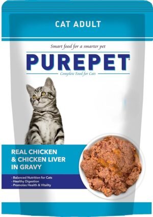 Purepet Cat Adult Chicken Liver Gravy 50g
