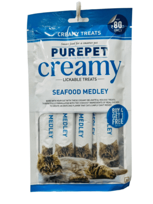 Purepet Creamy Treats Seafood 75g