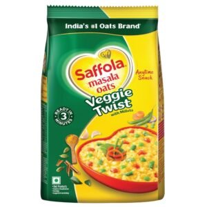 Saffola Masala Oats Veggie Twist 500g
