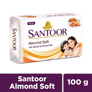 Santoor Sandal & Almond Milk Soap 100g
