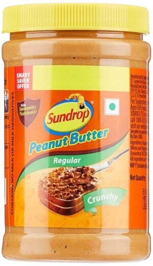 Sundrop Peanut Butter Regular Crunchy 462g